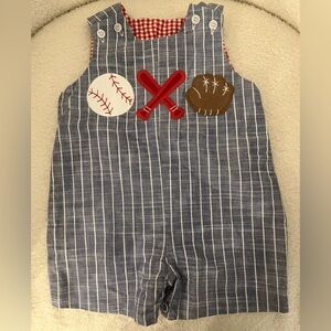 Bailey Boys Striped Blue Baseball Jon Jon